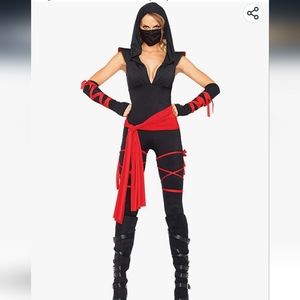 Leg Avenue Sexy Deadly Ninja Costume (large) with Ninja Sais included